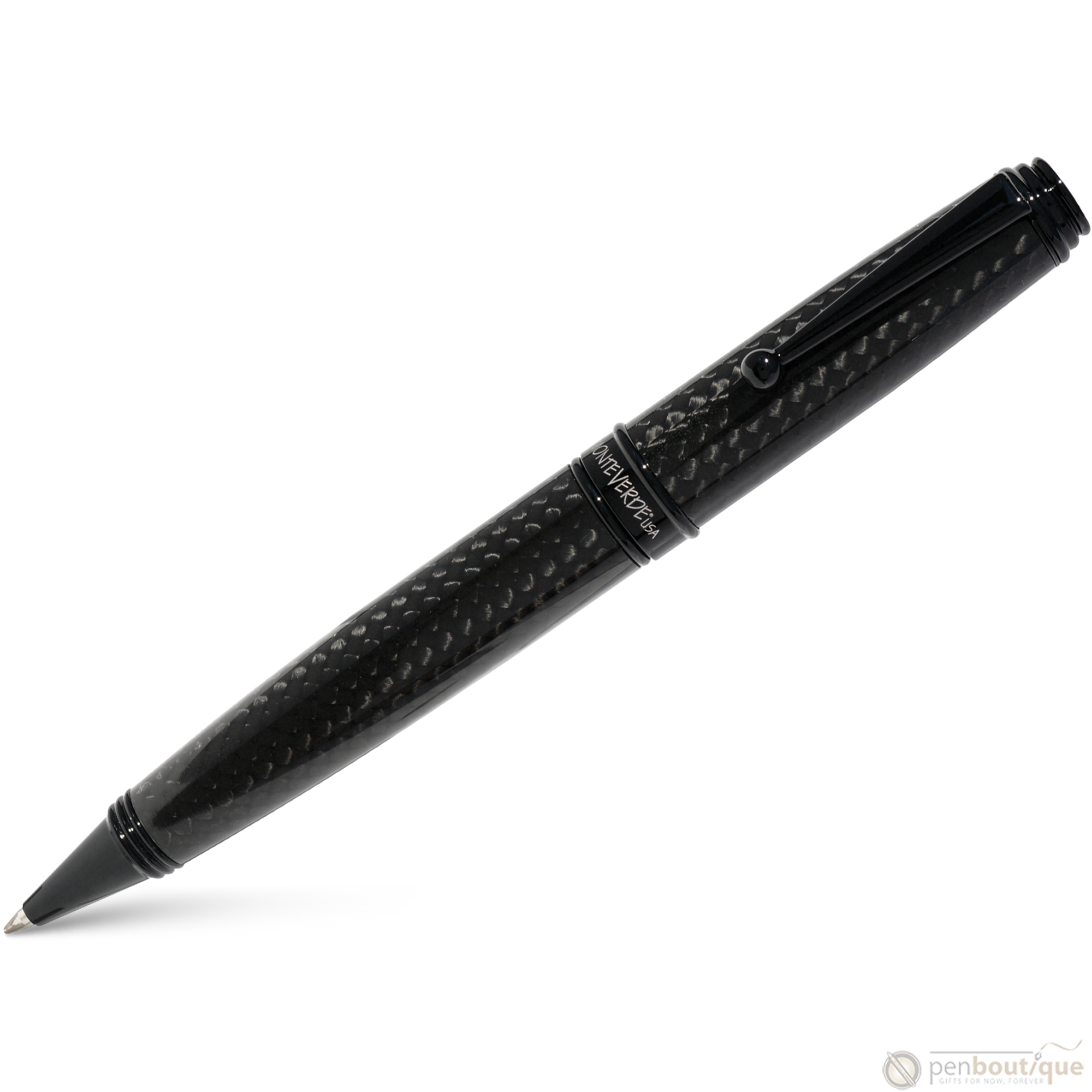 Monteverde Invincia Deluxe Black Ballpoint Pen-Pen Boutique Ltd