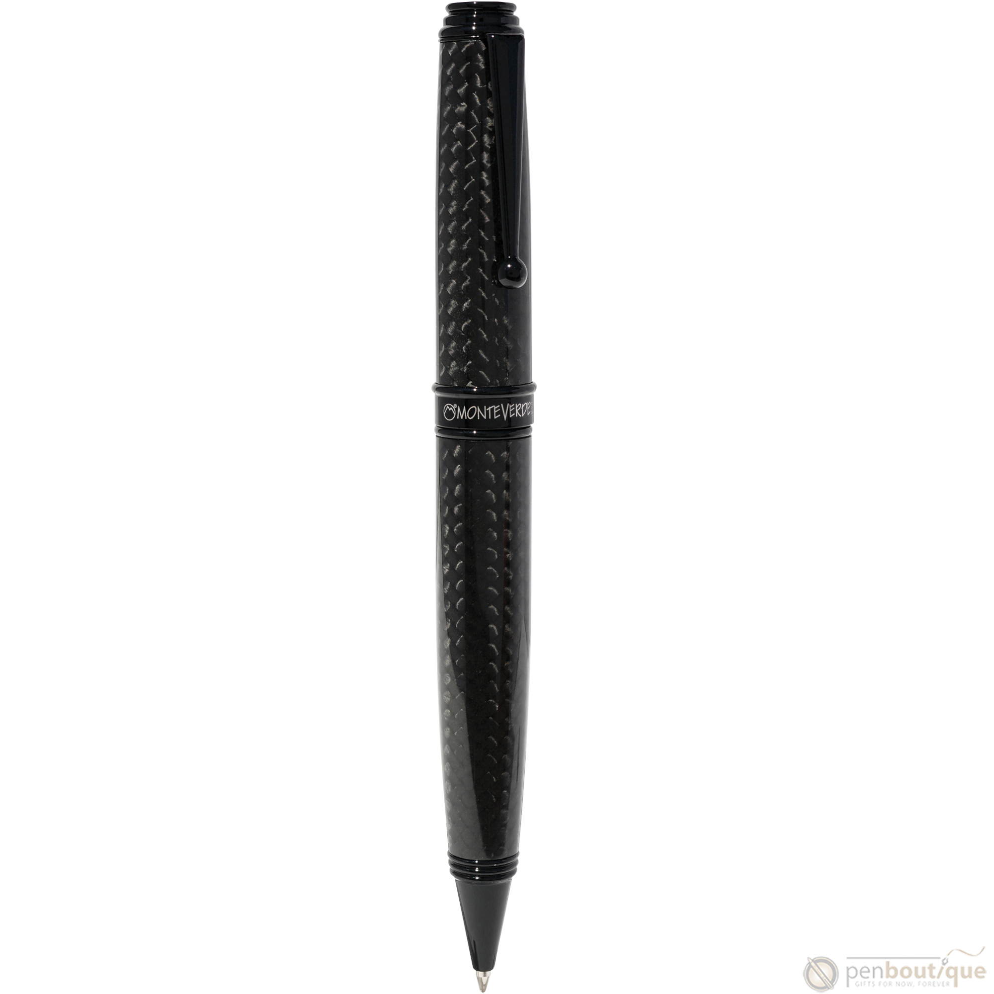 Monteverde Invincia Deluxe Black Ballpoint Pen-Pen Boutique Ltd