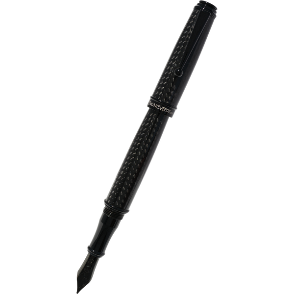 Monteverde Invincia Deluxe Black Fountain Pen-Pen Boutique Ltd