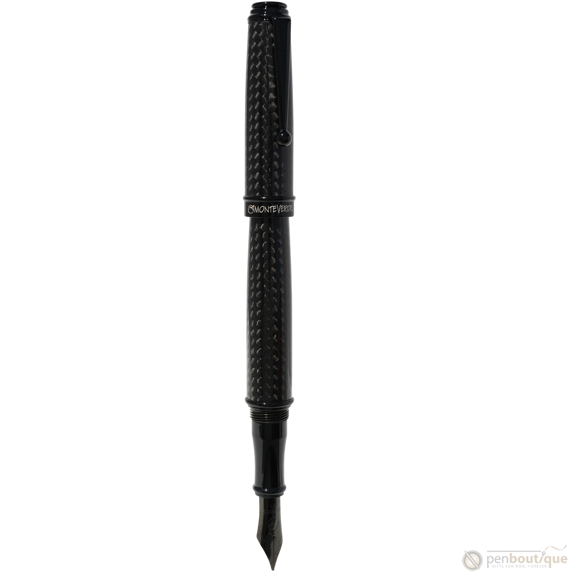 Monteverde Invincia Deluxe Black Fountain Pen-Pen Boutique Ltd