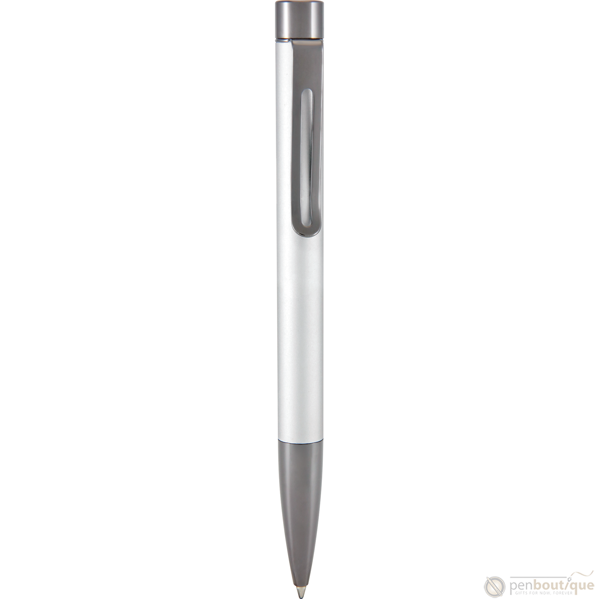 Monteverde Ritma Ballpoint Pen - Silver-Pen Boutique Ltd