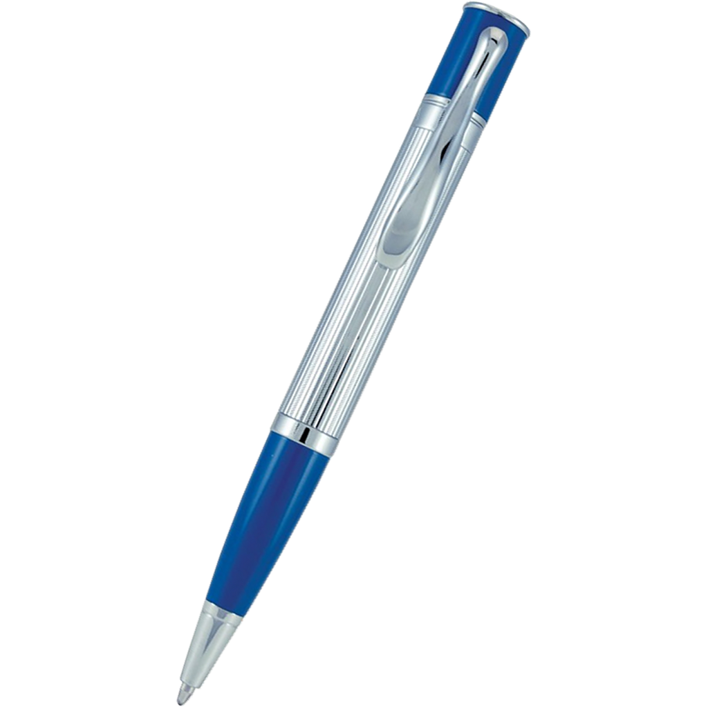 Monteverde Mini Jewelria Cobalt Blue Line Cut Ballpoint Pen-Pen Boutique Ltd