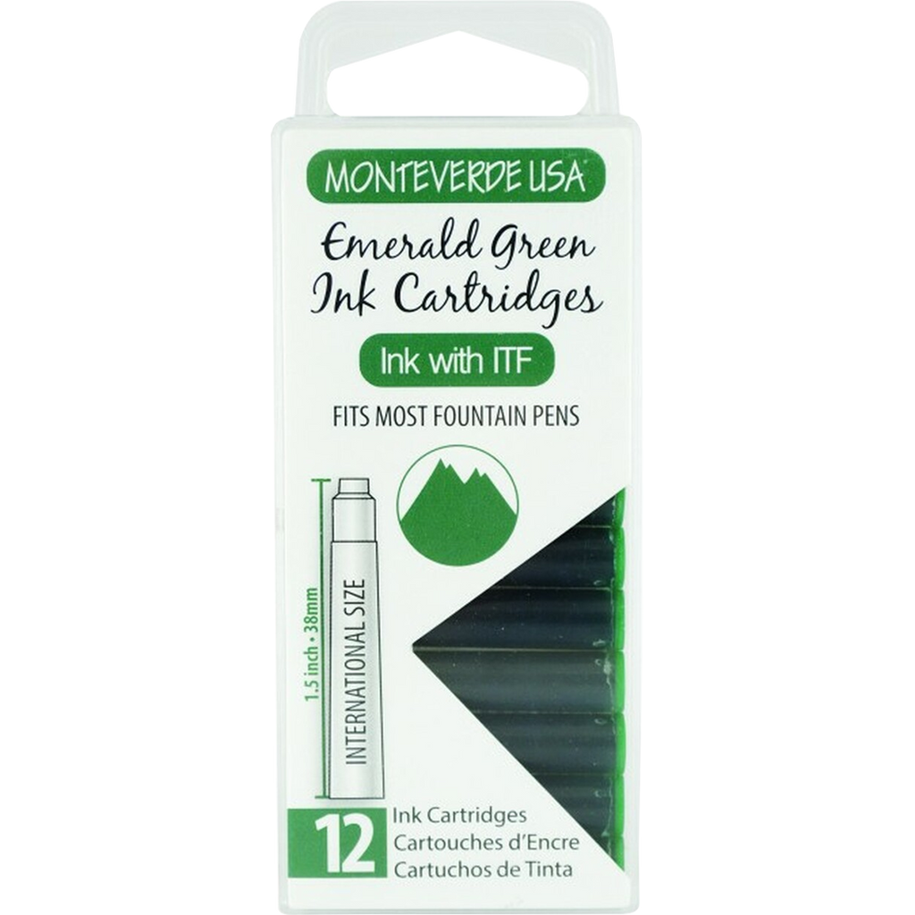 Monteverde Emerald Green - Ink Cartridges-Pen Boutique Ltd