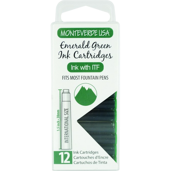 Monteverde Emerald Green - Ink Cartridges-Pen Boutique Ltd