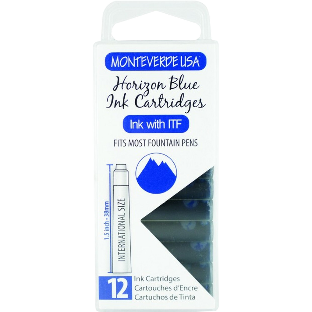 Monteverde Horizon Blue - Ink Cartridges-Pen Boutique Ltd