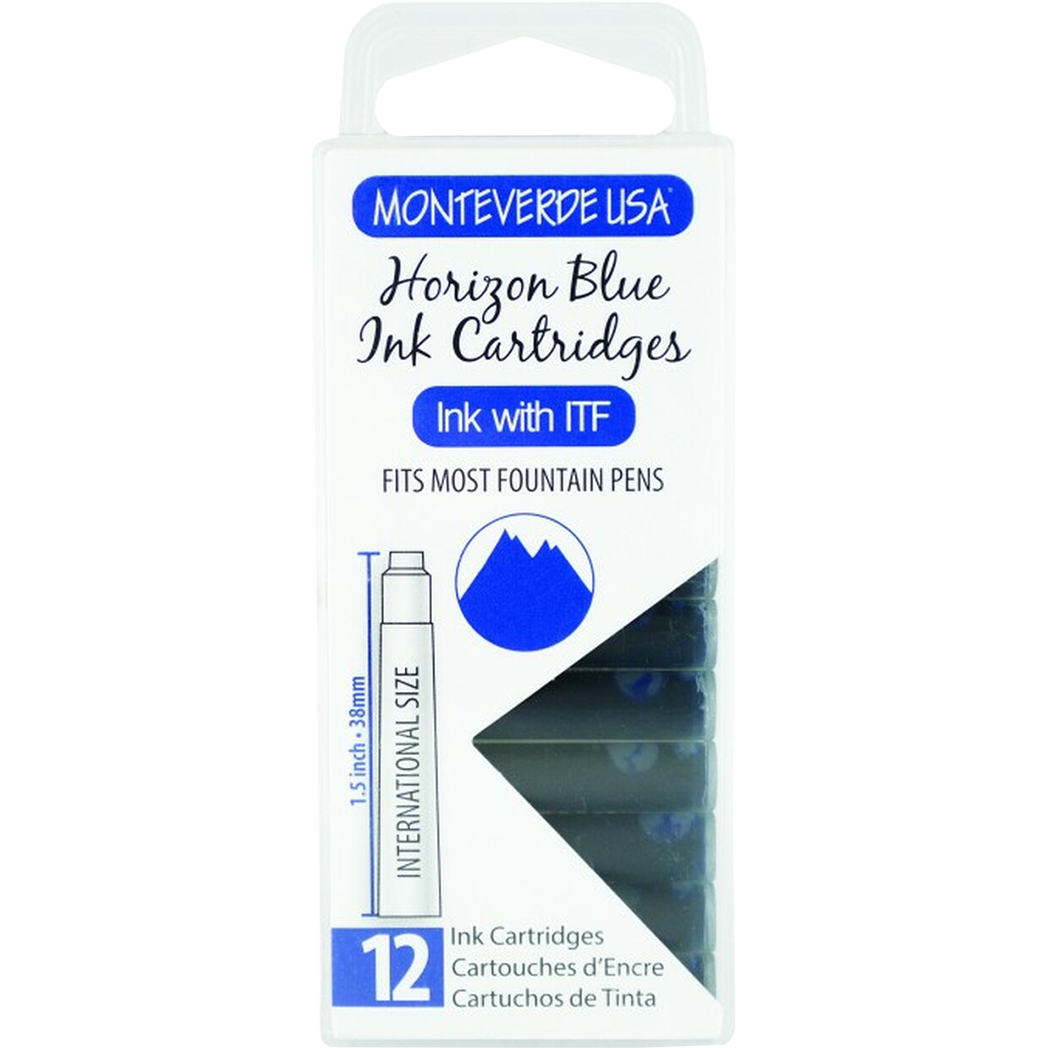 Monteverde Horizon Blue - Ink Cartridges-Pen Boutique Ltd