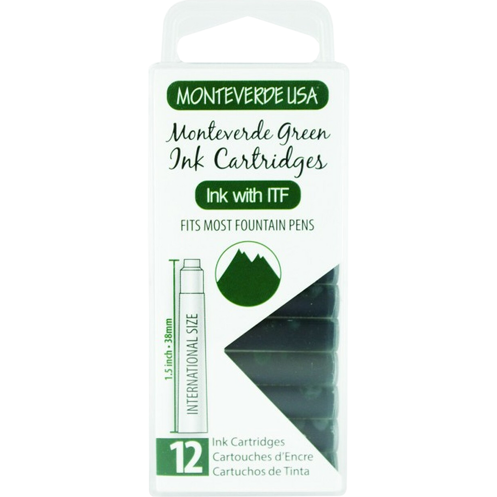 Monteverde Green - Ink Cartridges-Pen Boutique Ltd