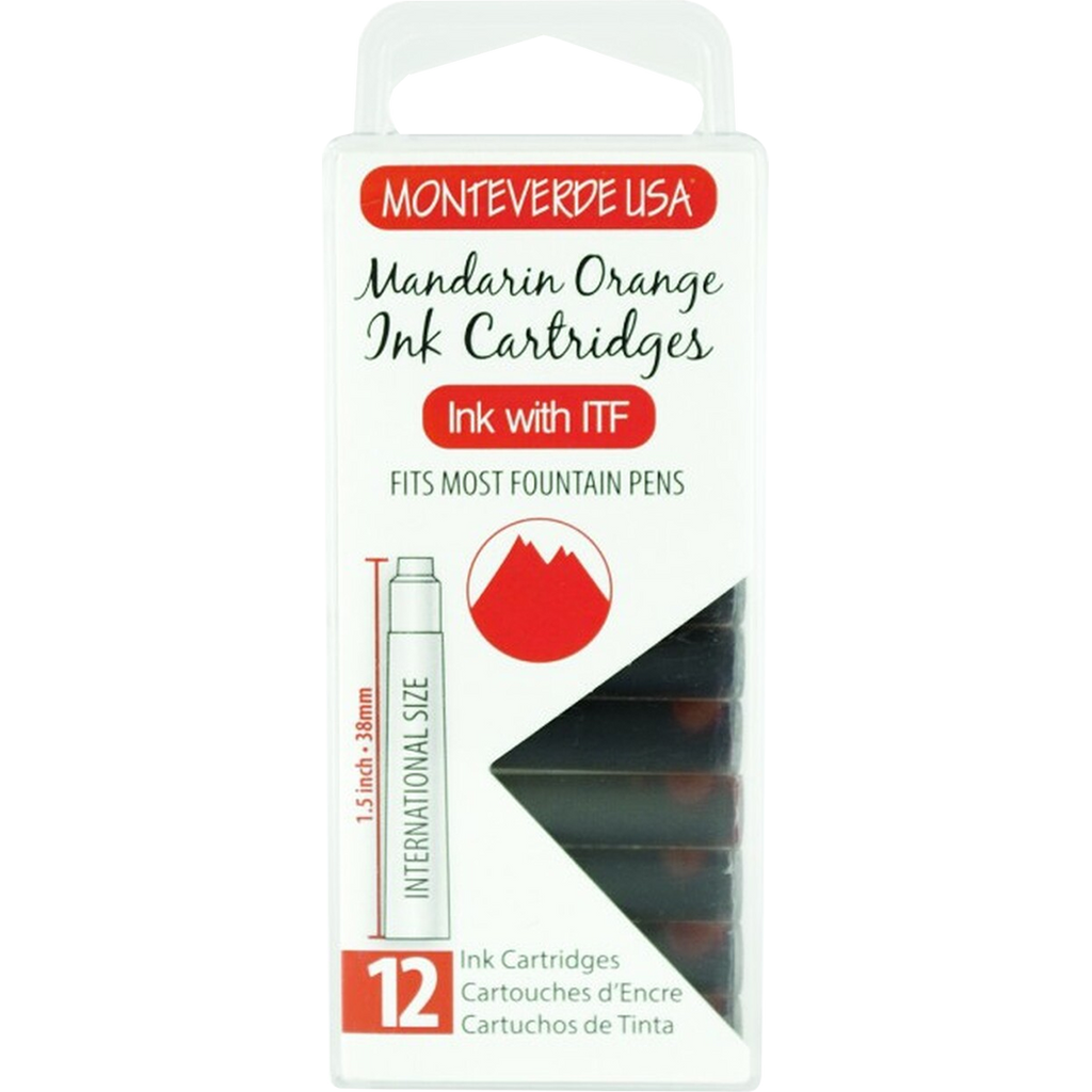 Monteverde Mandarin Orange - Ink Cartridges-Pen Boutique Ltd