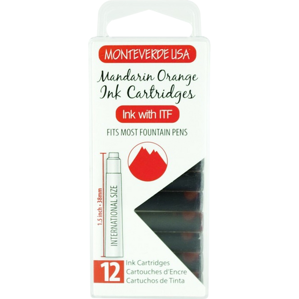Monteverde Mandarin Orange - Ink Cartridges-Pen Boutique Ltd