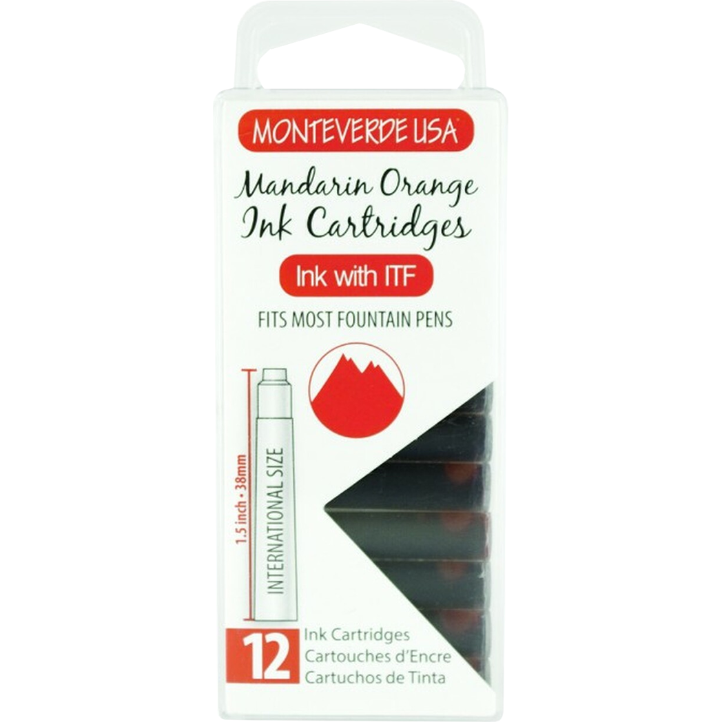 Monteverde Mandarin Orange - Ink Cartridges-Pen Boutique Ltd