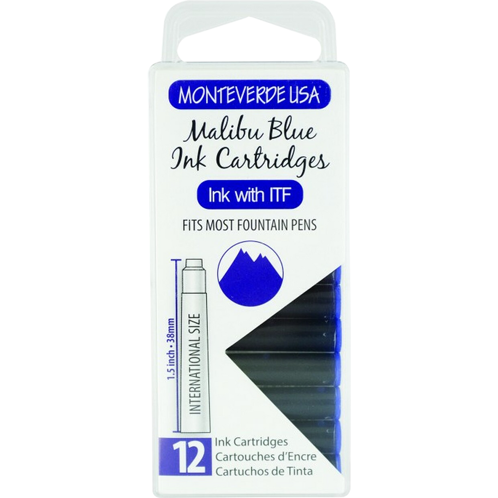 Monteverde Malibu Blue - Ink Cartridges-Pen Boutique Ltd