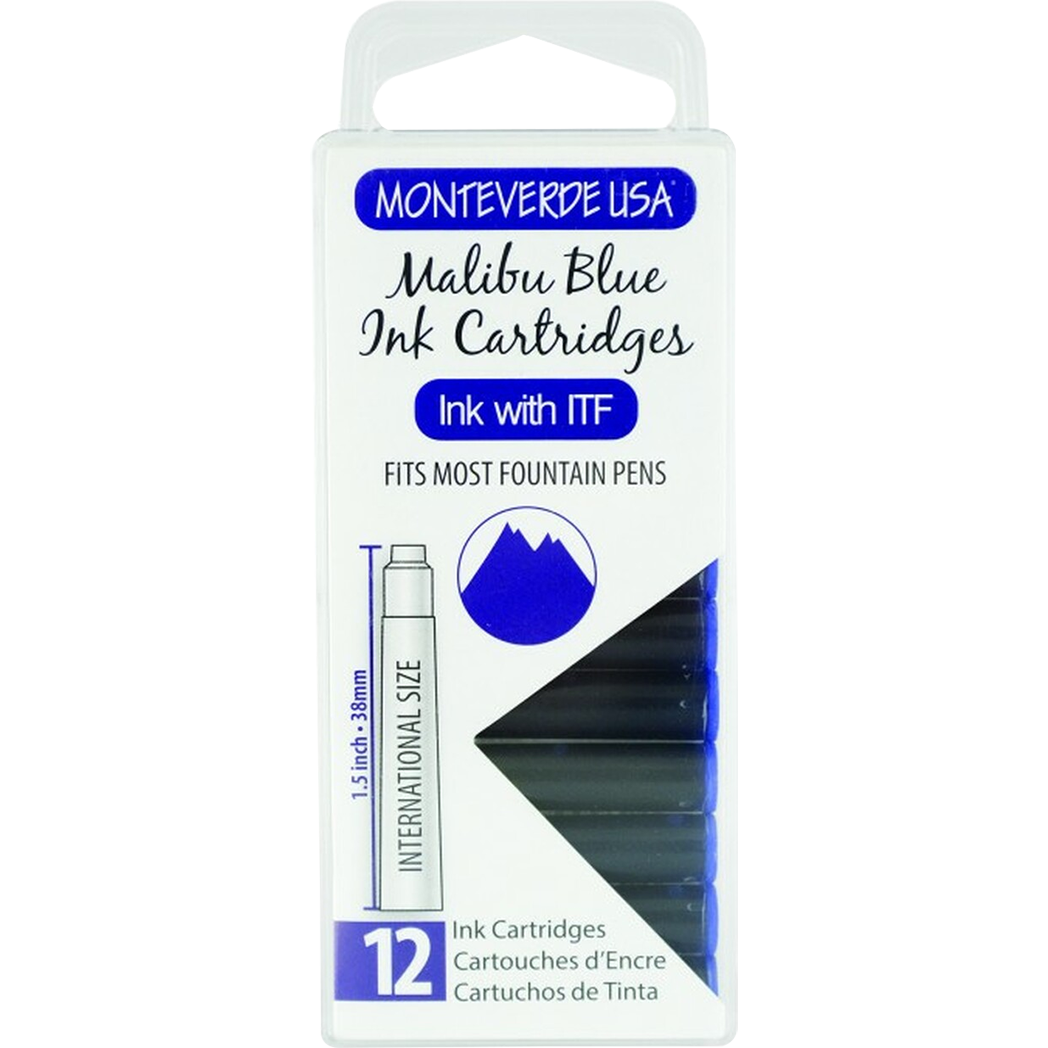 Monteverde Malibu Blue - Ink Cartridges-Pen Boutique Ltd