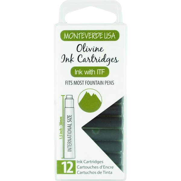 Monteverde Olivine - Ink Cartridges-Pen Boutique Ltd