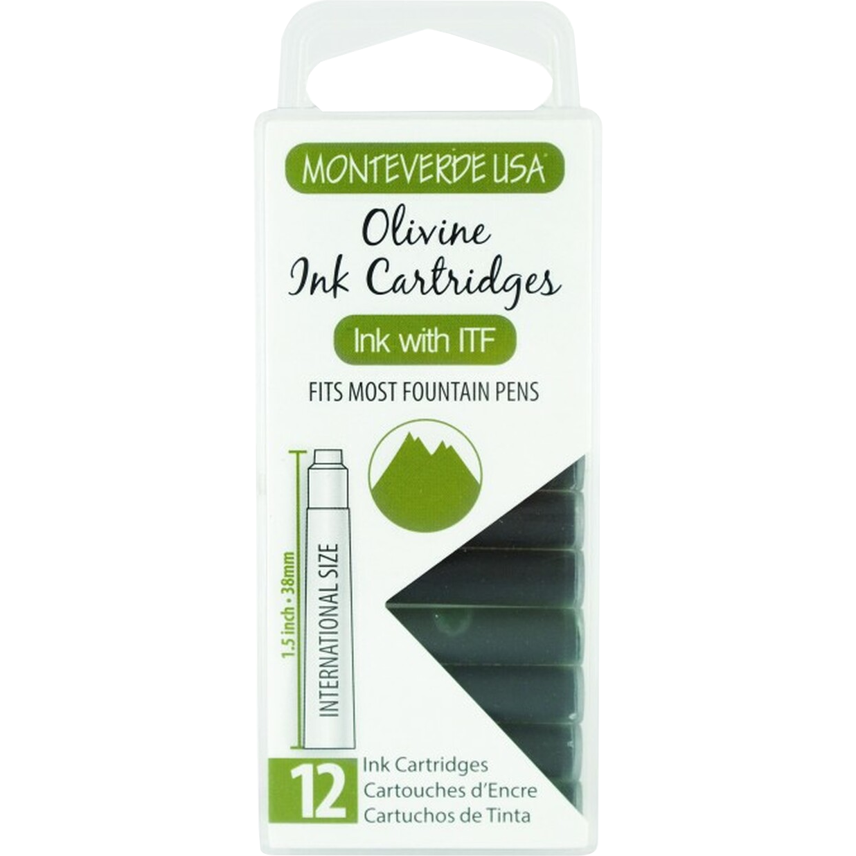 Monteverde Olivine - Ink Cartridges-Pen Boutique Ltd