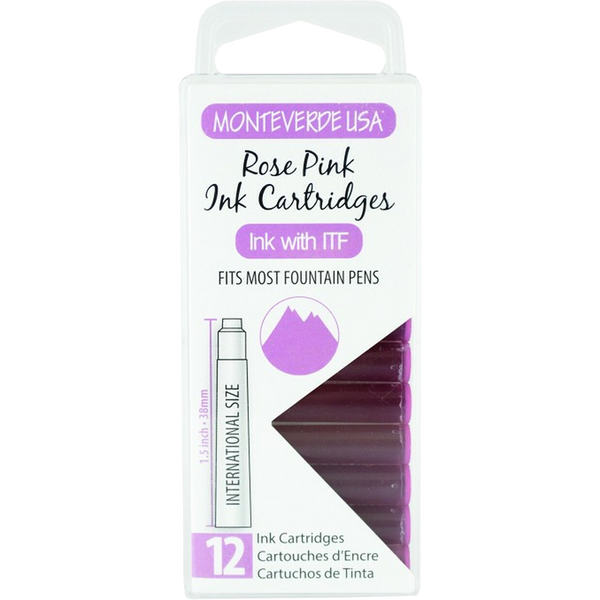 Monteverde Rose Pink - Ink Cartridges-Pen Boutique Ltd