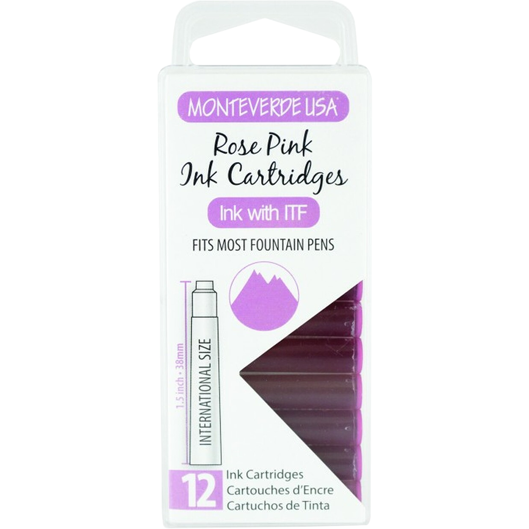 Monteverde Rose Pink - Ink Cartridges-Pen Boutique Ltd