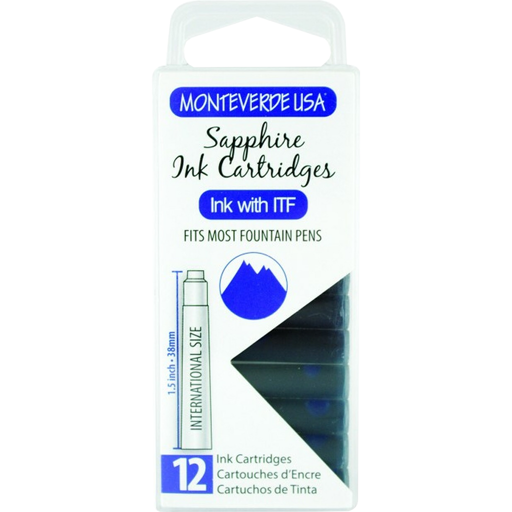Monteverde Sapphire - Ink Cartridges-Pen Boutique Ltd