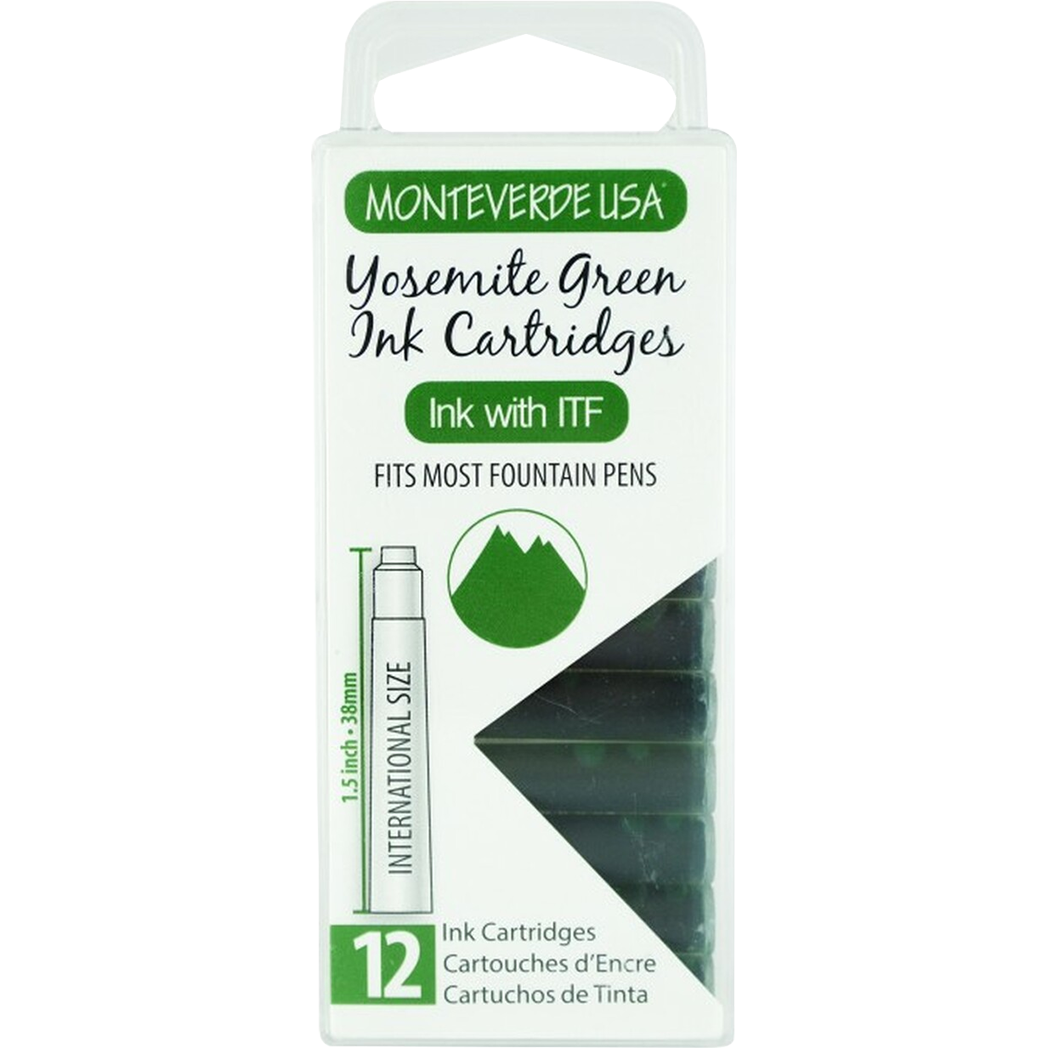 Monteverde Yosemite Green - Ink Cartridges-Pen Boutique Ltd