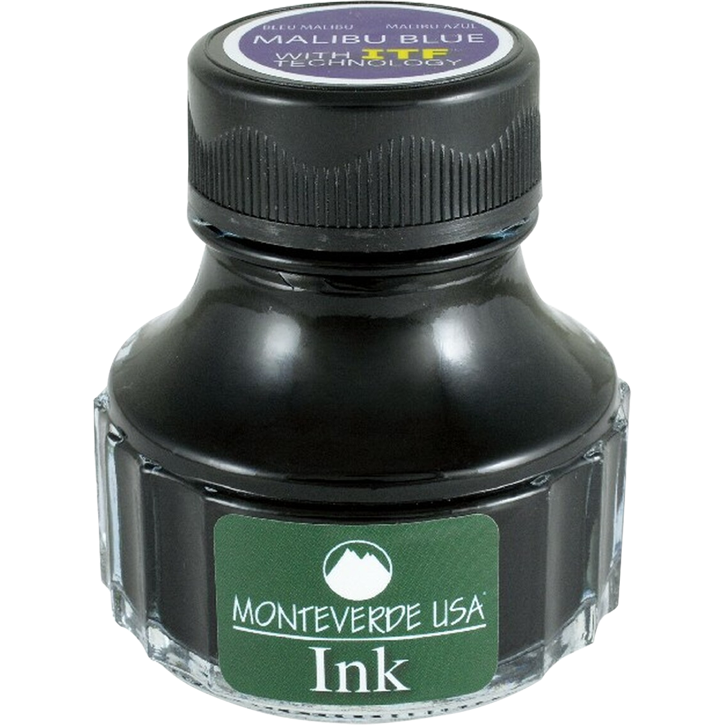 Monteverde World of Colors Malibu Blue Ink Bottle 90 ml-Pen Boutique Ltd