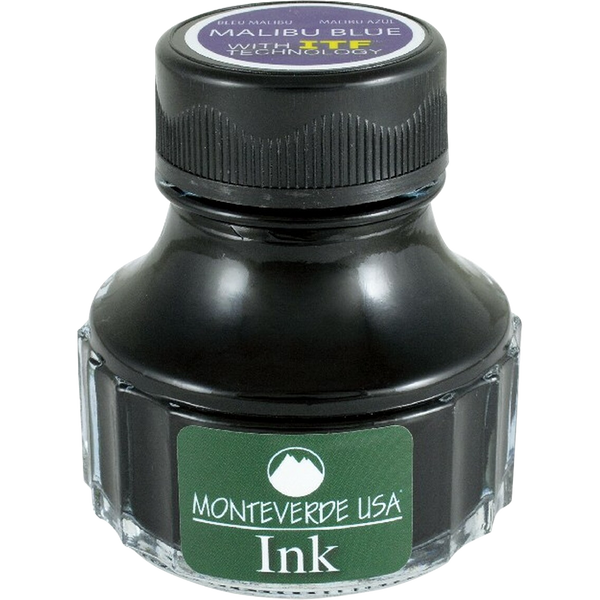 Monteverde World of Colors Malibu Blue Ink Bottle 90 ml-Pen Boutique Ltd