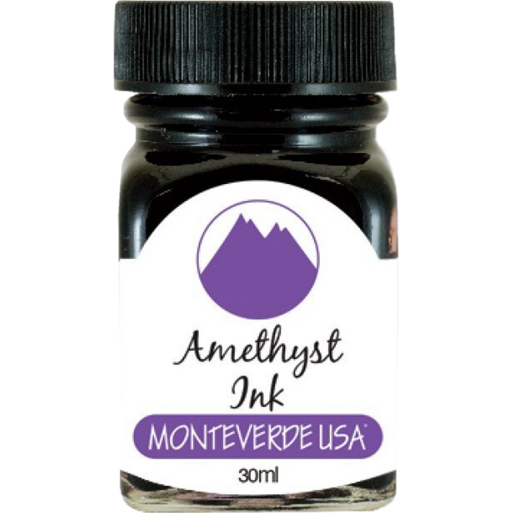 Monteverde Gemstone Amethyst 30 ml Ink Bottle-Pen Boutique Ltd