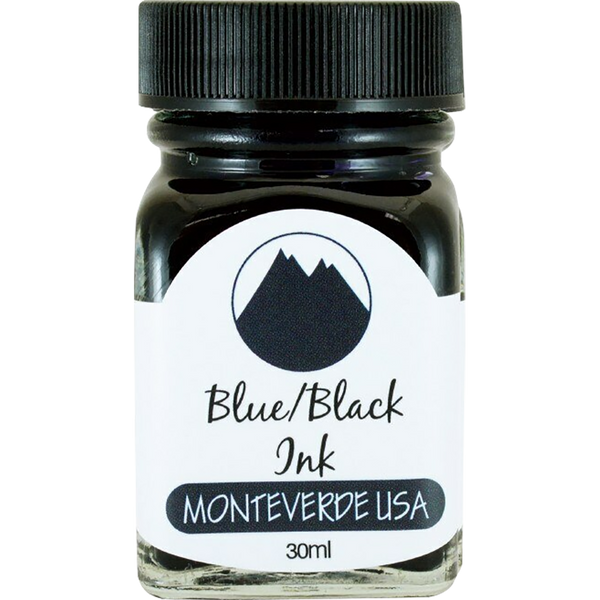 Monteverde World of Colors Blue/Black Ink Bottle 30 ml-Pen Boutique Ltd