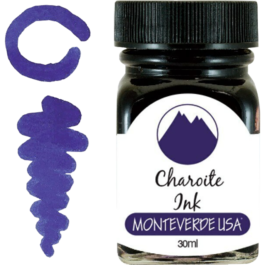 Monteverde Gemstone Charoite 30 ml Ink Bottle-Pen Boutique Ltd