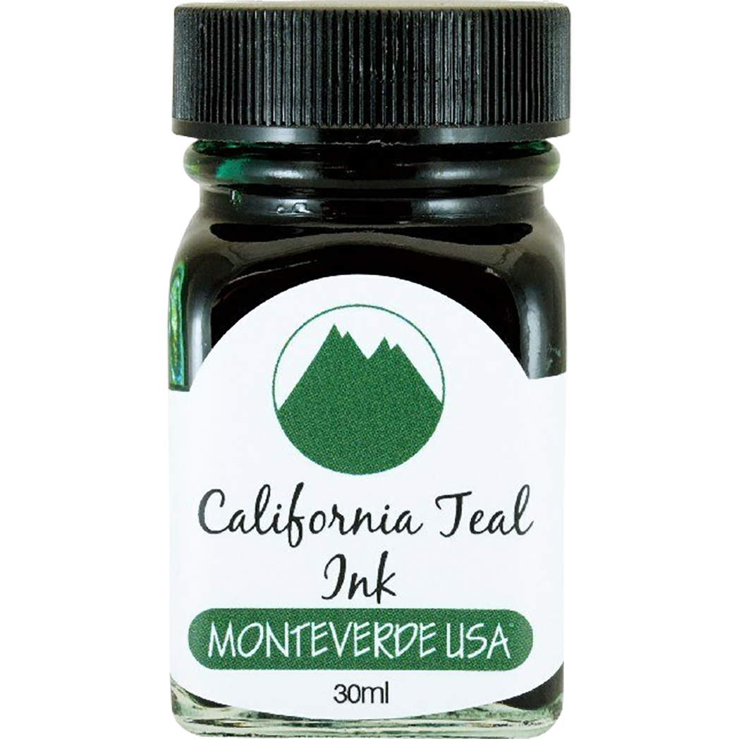 Monteverde World of Colors California Teal Ink Bottle 30 ml-Pen Boutique Ltd