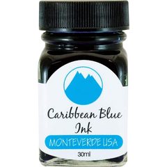 Monteverde World of Colors Caribbean Blue Ink Bottle 30 ml-Pen Boutique Ltd