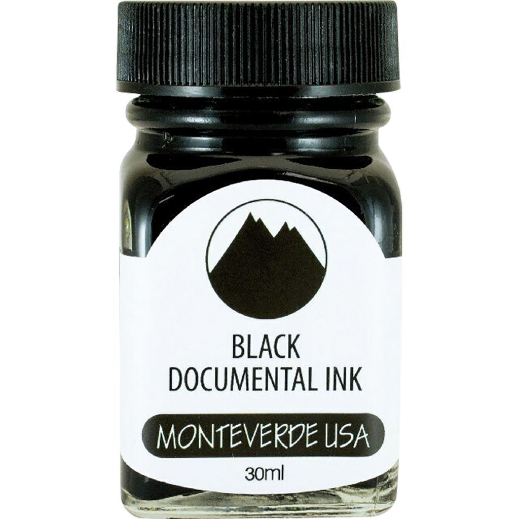 Monteverde World of Colors Documental Black Ink Bottle 30 ml-Pen Boutique Ltd