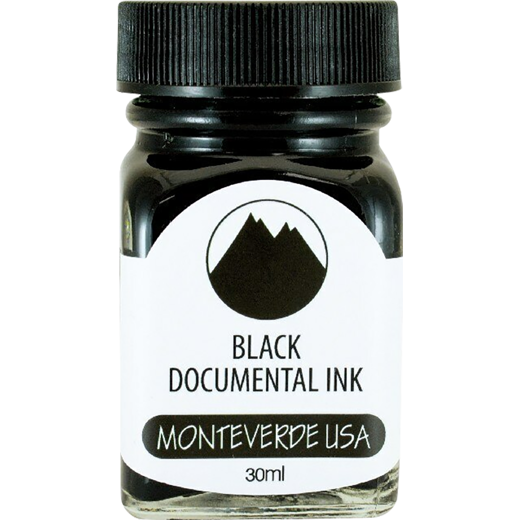 Monteverde World of Colors Documental Black Ink Bottle 30 ml-Pen Boutique Ltd