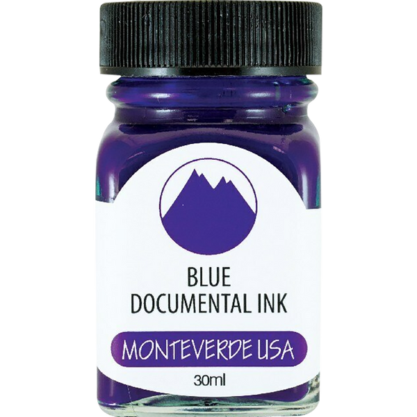 Monteverde World of Colors Documental Blue Ink Bottle 30 ml-Pen Boutique Ltd