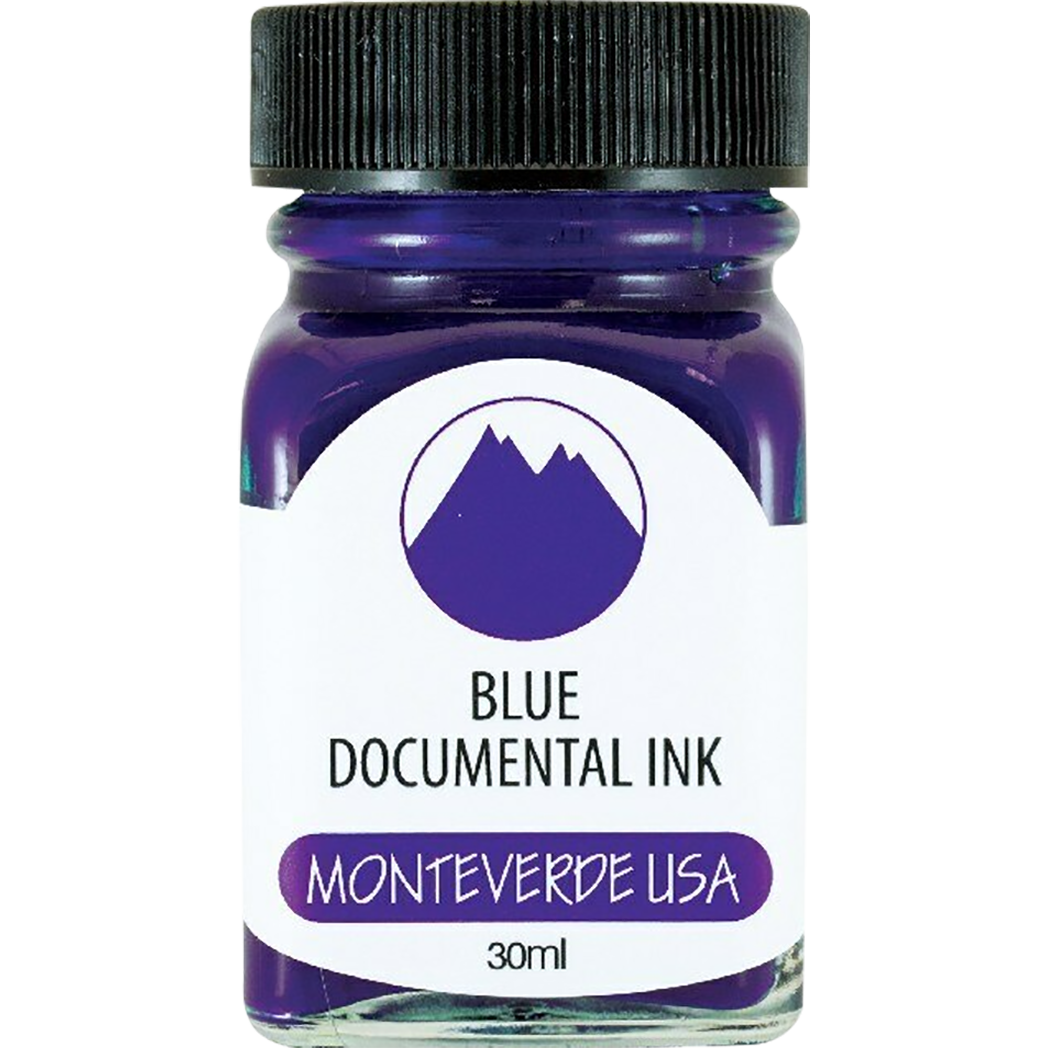 Monteverde World of Colors Documental Blue Ink Bottle 30 ml-Pen Boutique Ltd