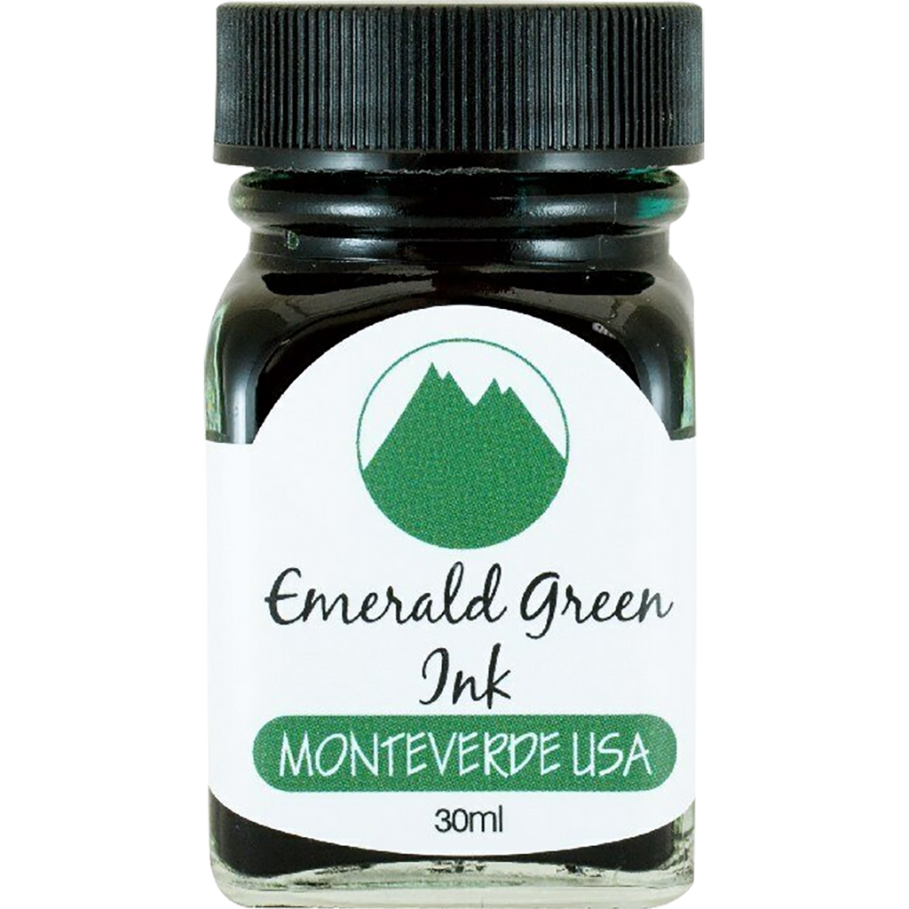 Monteverde World of Colors Emerald Green Ink Bottle 30 ml-Pen Boutique Ltd