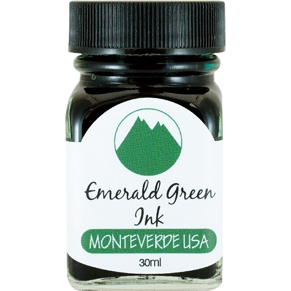 Monteverde World of Colors Emerald Green Ink Bottle 30 ml-Pen Boutique Ltd