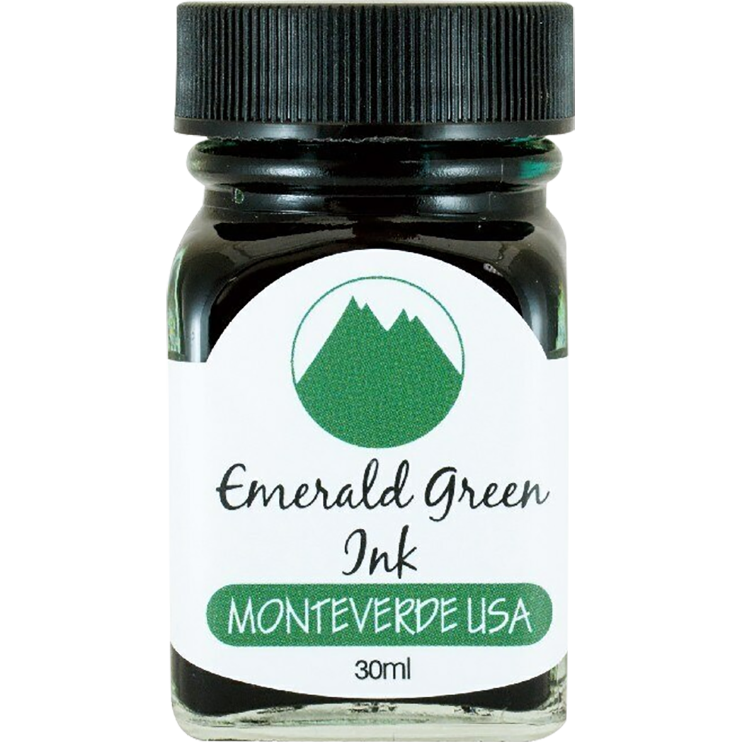 Monteverde World of Colors Emerald Green Ink Bottle 30 ml-Pen Boutique Ltd
