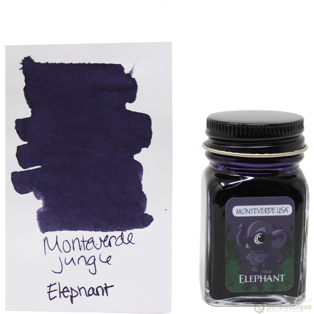 Monteverde Ink Bottle - Jungle Elephant (Purple) - 30 ml-Pen Boutique Ltd