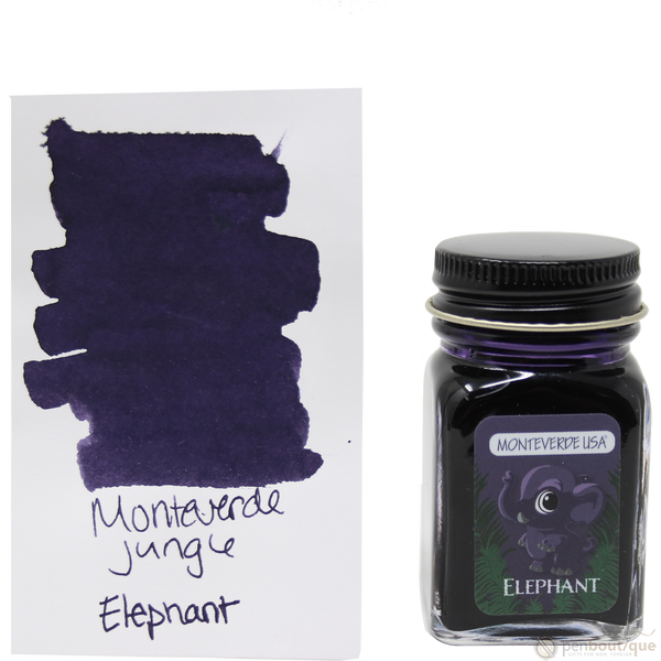 Monteverde Ink Bottle - Jungle Elephant (Purple) - 30 ml-Pen Boutique Ltd