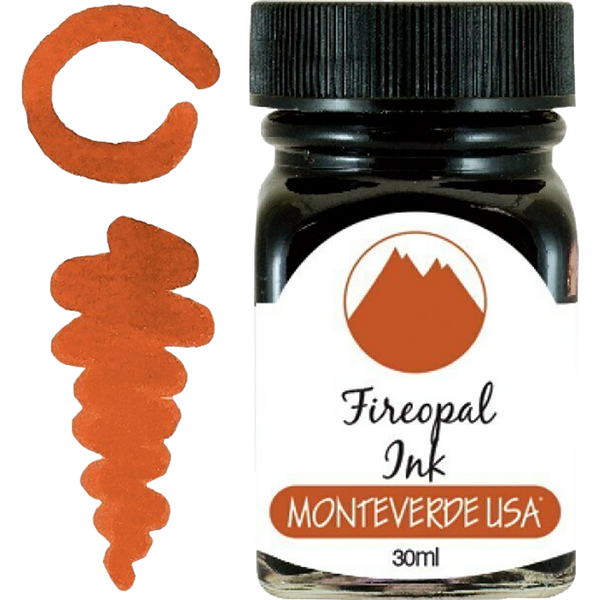 Monteverde Gemstone Fireopal 30 ml Ink Bottle-Pen Boutique Ltd