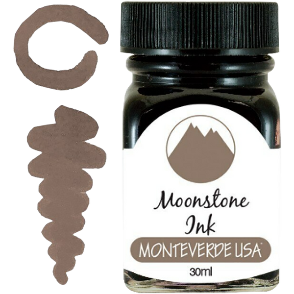 Monteverde Gemstone Moonstone 30 ml Ink Bottle-Pen Boutique Ltd