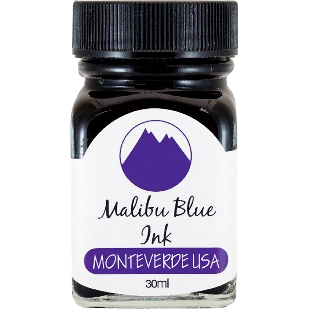 Monteverde World of Colors Ink Bottle - Malibu Blue - 30 ml-Pen Boutique Ltd