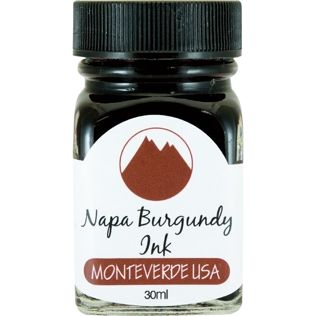 Monteverde World of Colors Napa Burgundy Ink Bottle 30 ml-Pen Boutique Ltd