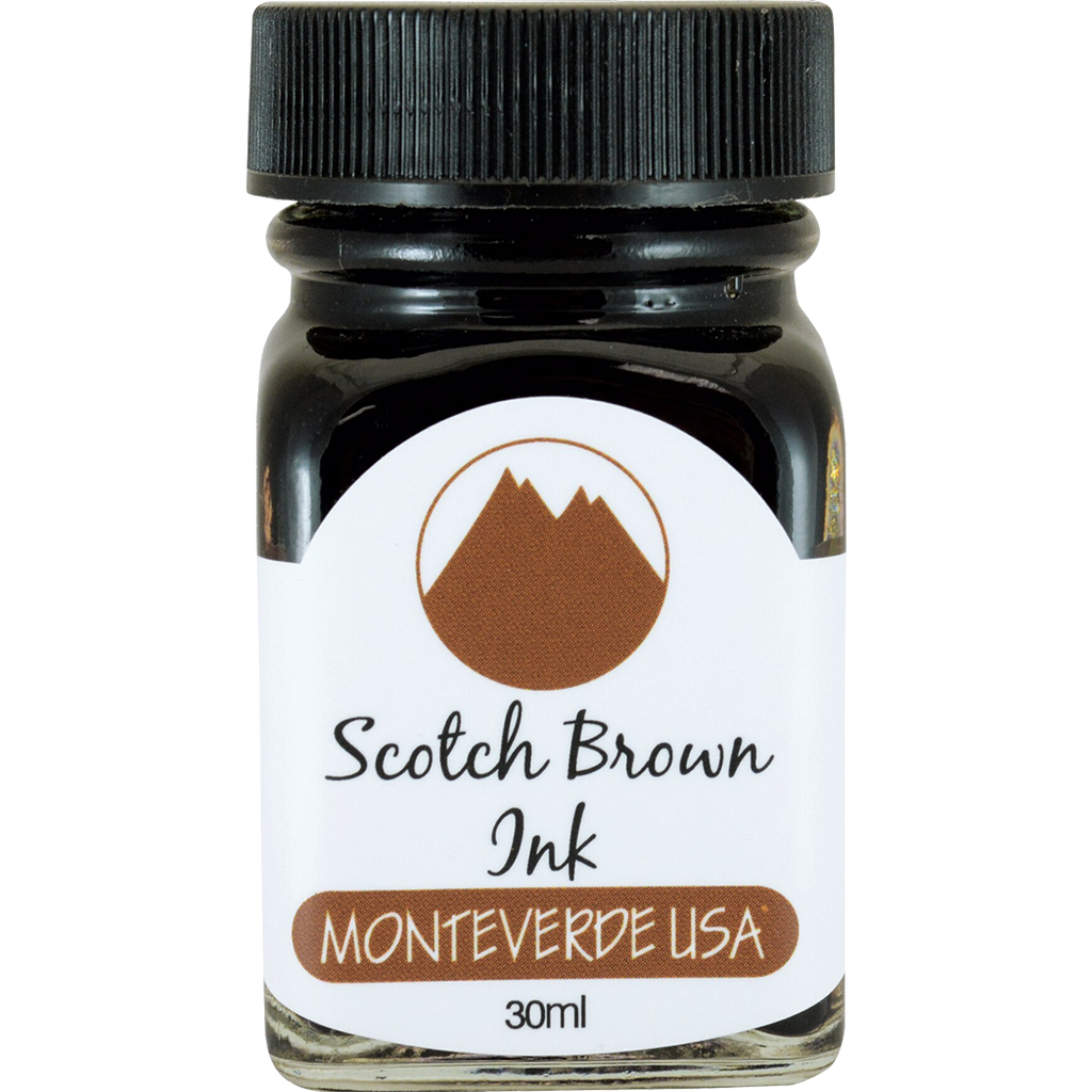 Monteverde World of Colors Scotch Brown Ink Bottle 30 ml-Pen Boutique Ltd