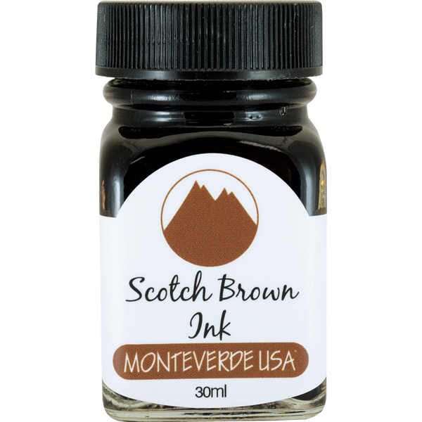 Monteverde World of Colors Scotch Brown Ink Bottle 30 ml-Pen Boutique Ltd