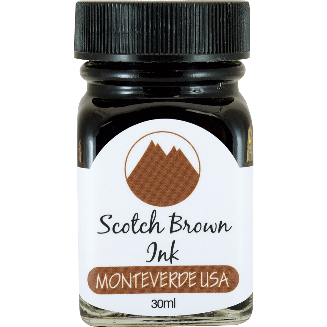 Monteverde World of Colors Scotch Brown Ink Bottle 30 ml-Pen Boutique Ltd