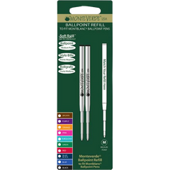 Monteverde Ballpoint Refill - Black - Broad (Fits Montblanc Pens)-Pen Boutique Ltd