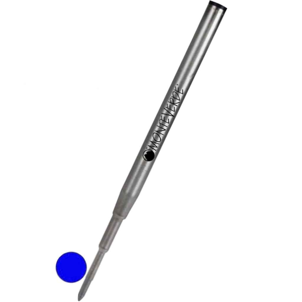 Monteverde Capless Gel Refill - Blue - Fine - Single (Fit Montblanc Pens)-Pen Boutique Ltd