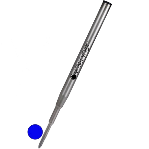 Monteverde Capless Gel Refill - Blue - Fine - Single (Fit Montblanc Pens)-Pen Boutique Ltd