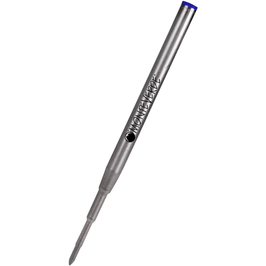 Monteverde Gel Ballpoint Refill - Blue - Fine (Fit Montblanc - 2 per pack)-Pen Boutique Ltd