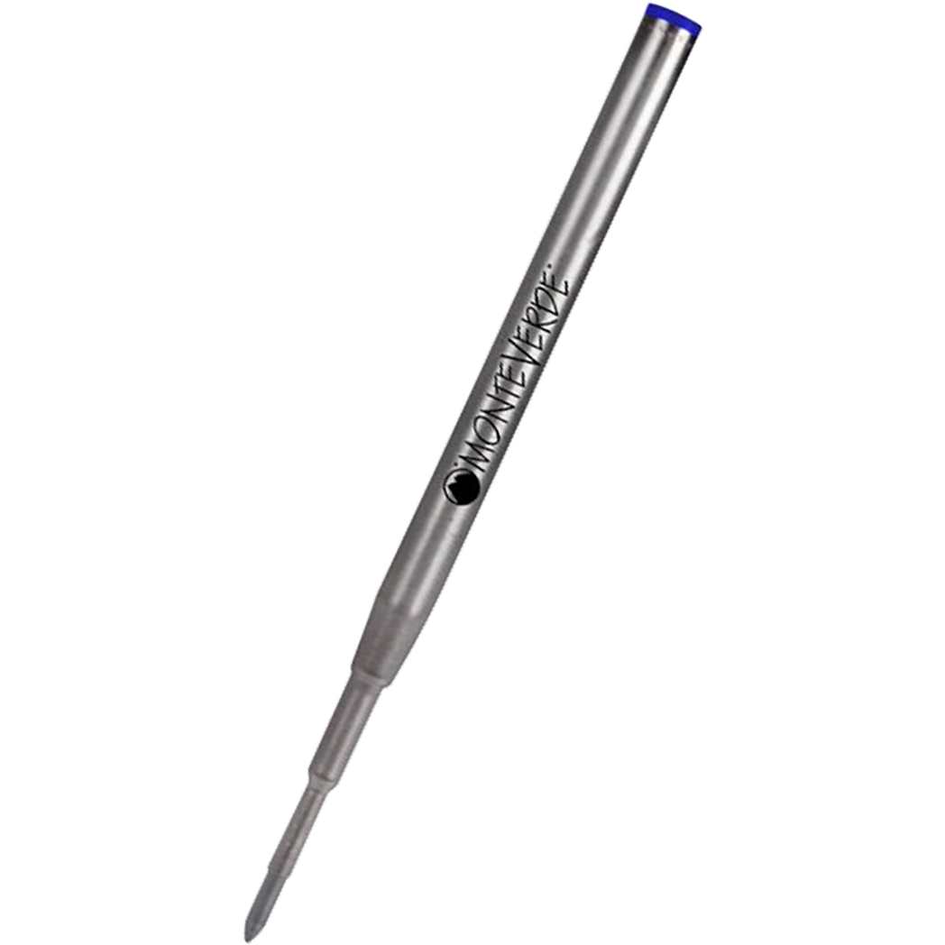Monteverde Gel Ballpoint Refill - Blue - Fine (Fit Montblanc - 2 per pack)-Pen Boutique Ltd